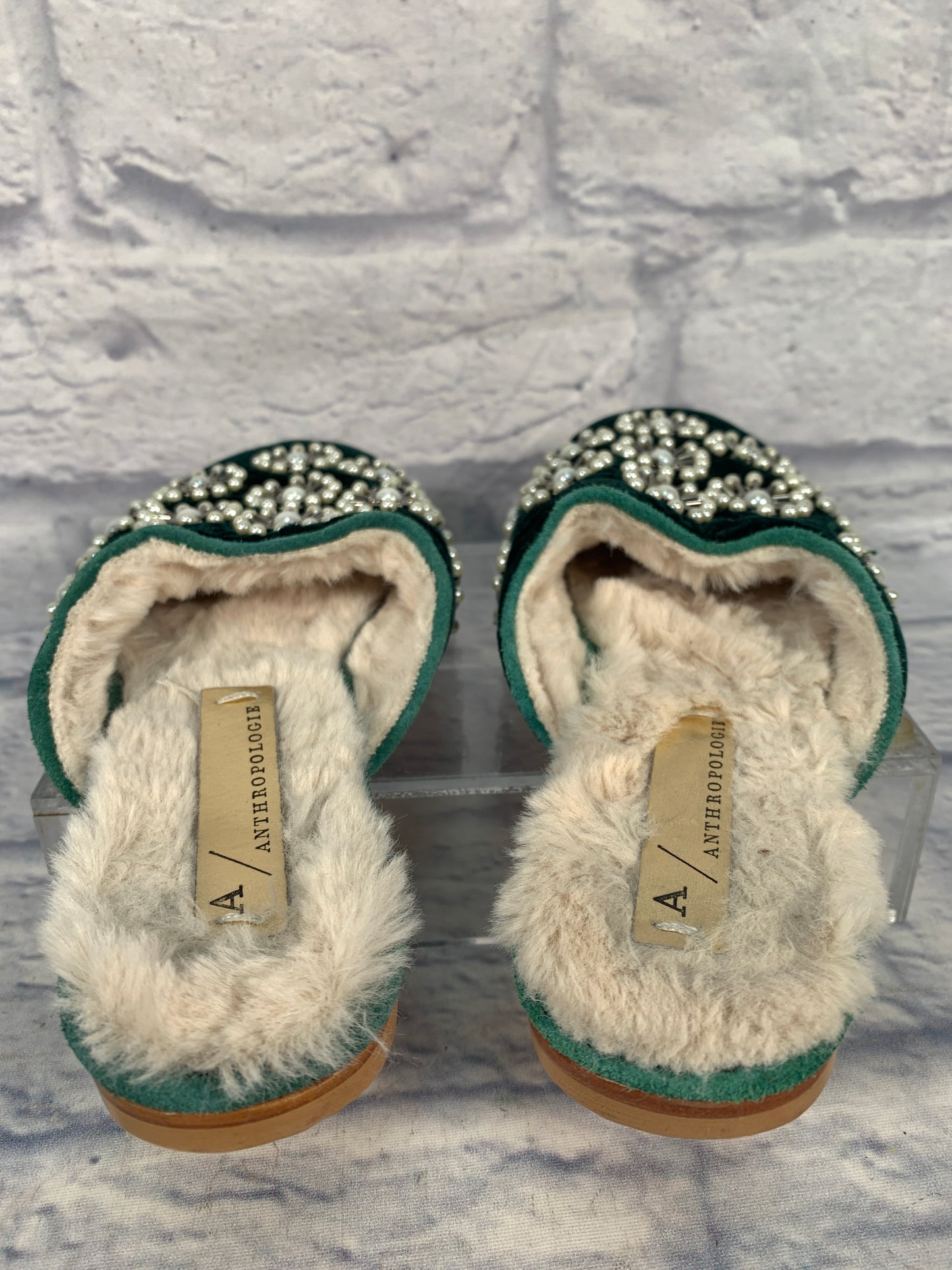 Shoes Flats By Anthropologie In Green, Size: 8.5