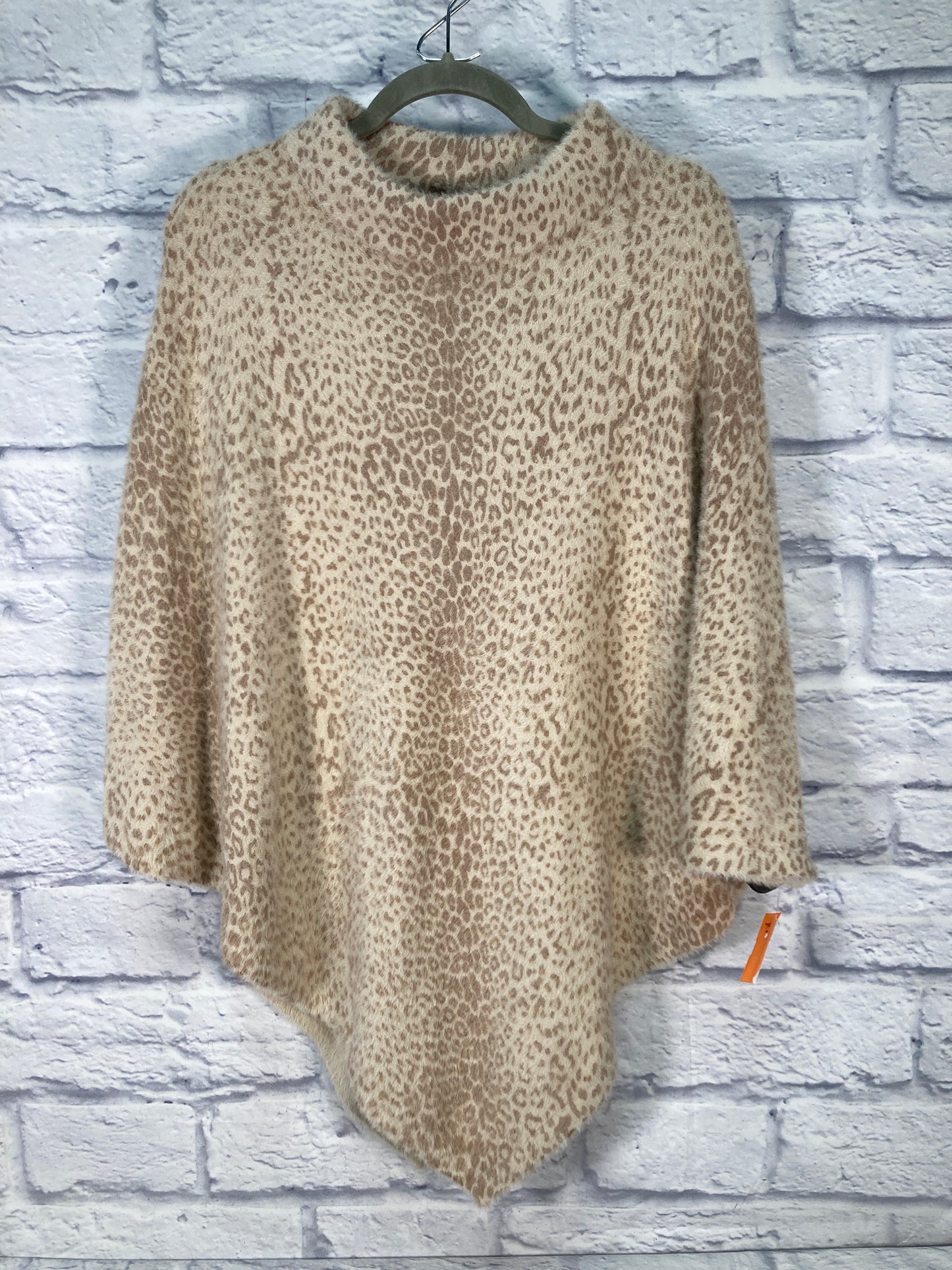 Poncho By Chicos In Animal Print, Size: M