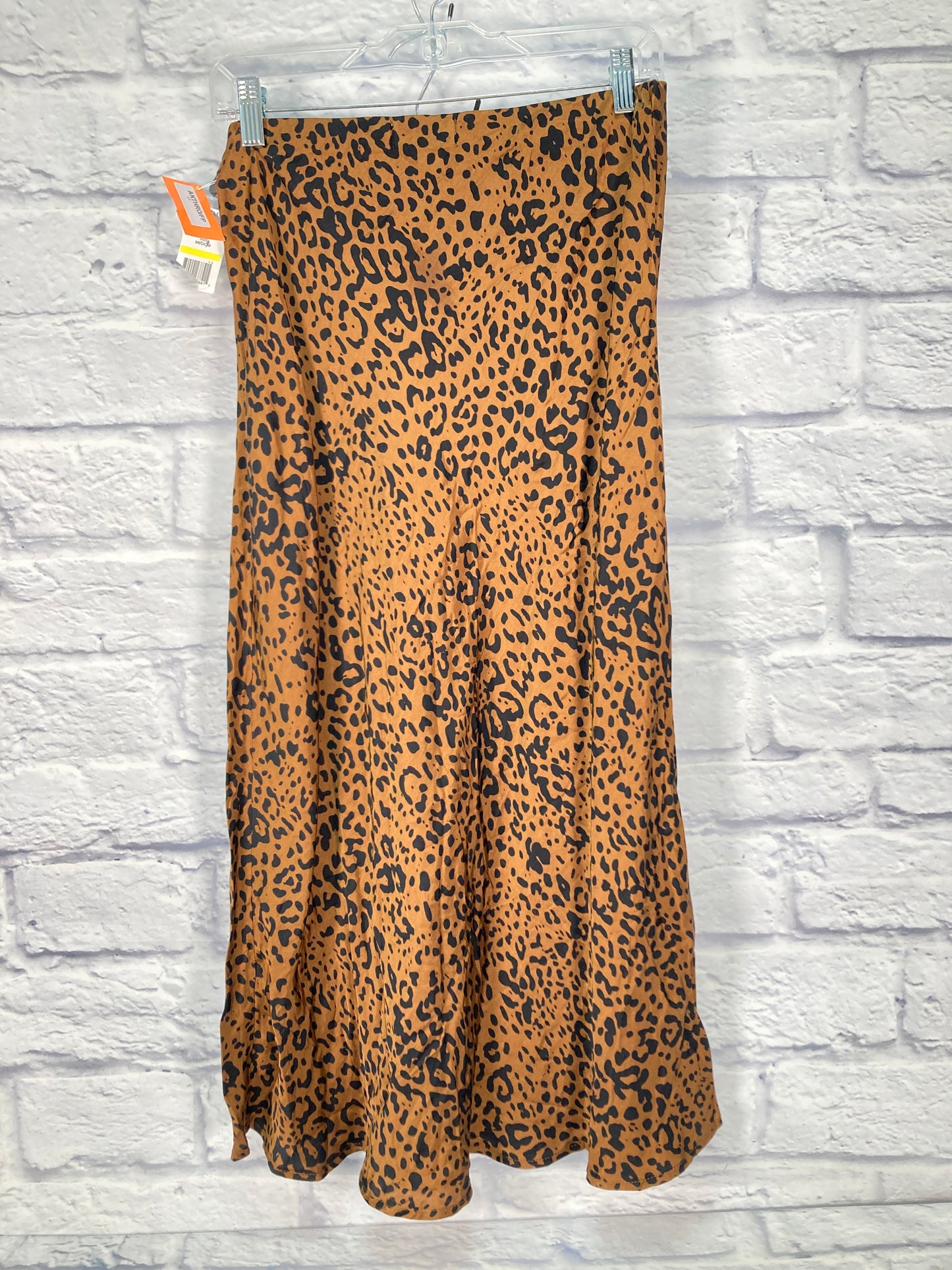 Skirt Midi By Cloth & Stone In Animal Print, Size: 8