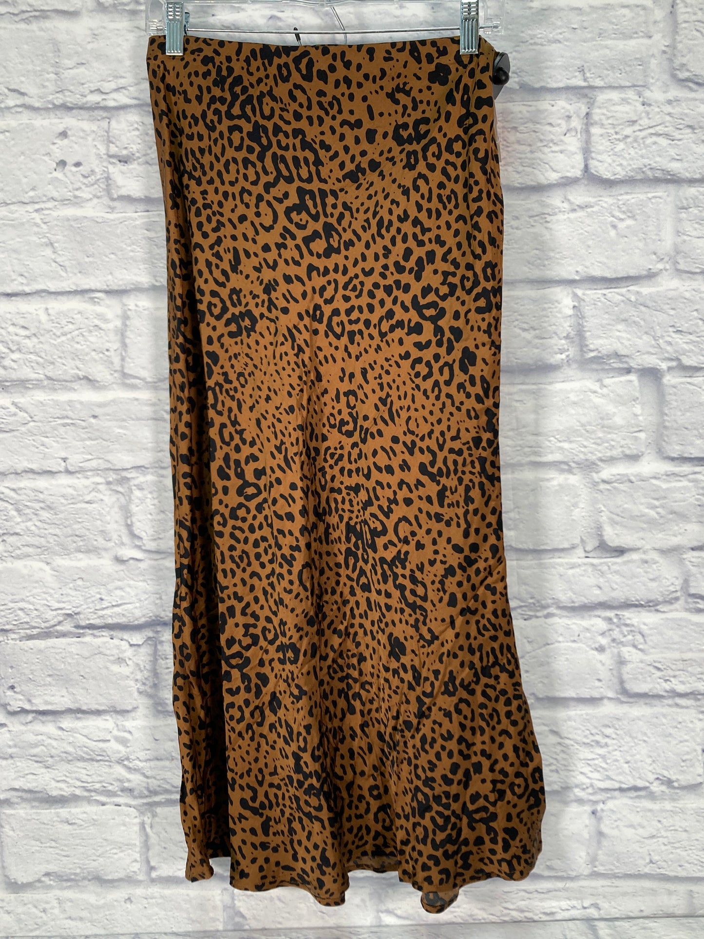 Skirt Midi By Cloth & Stone In Animal Print, Size: 8