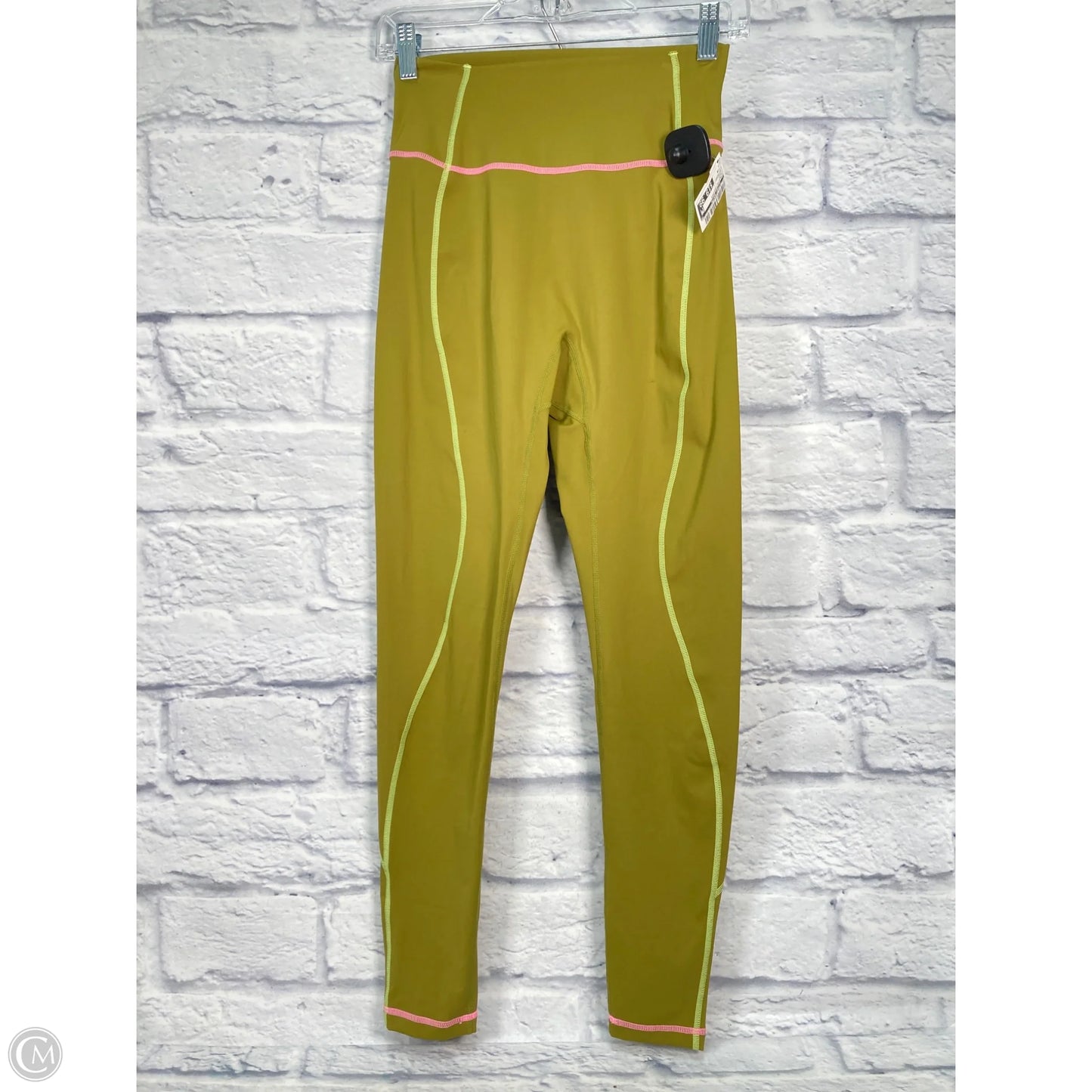 Athletic Leggings By Clothes Mentor In Green, Size: M
