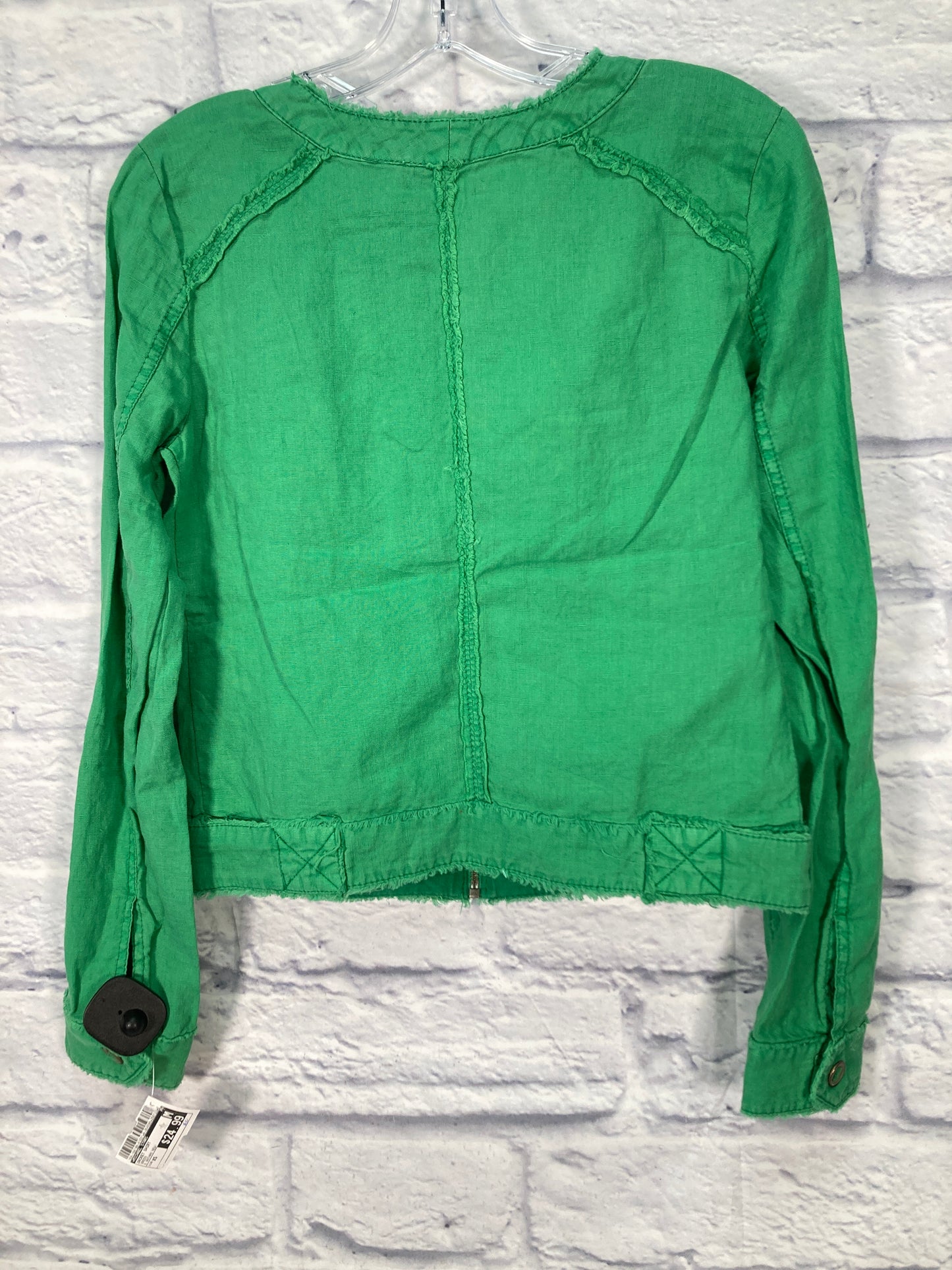 Jacket Shirt By Michael Stars In Green, Size: Xs