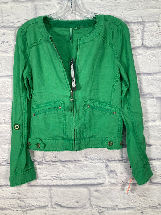 Jacket Shirt By Michael Stars In Green, Size: Xs