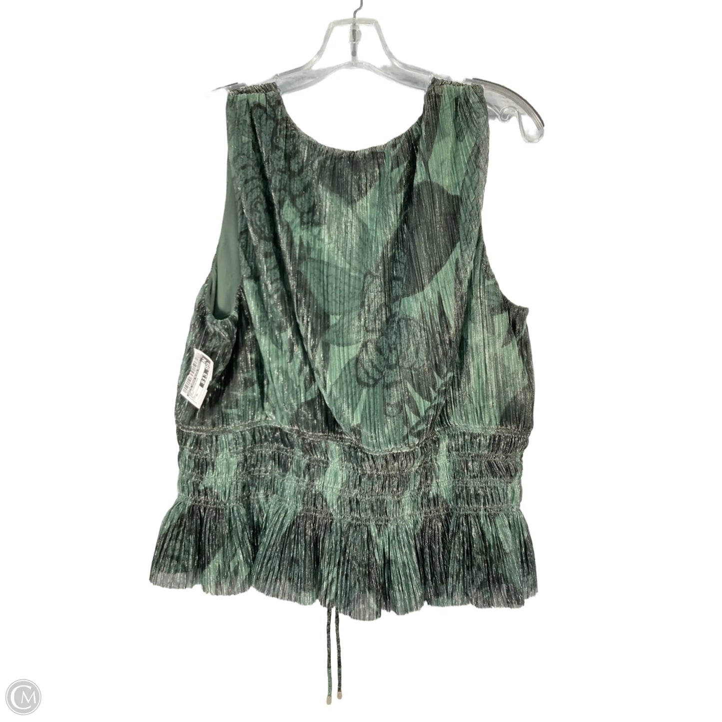 Top Sleeveless By White House Black Market In Green, Size: Xl