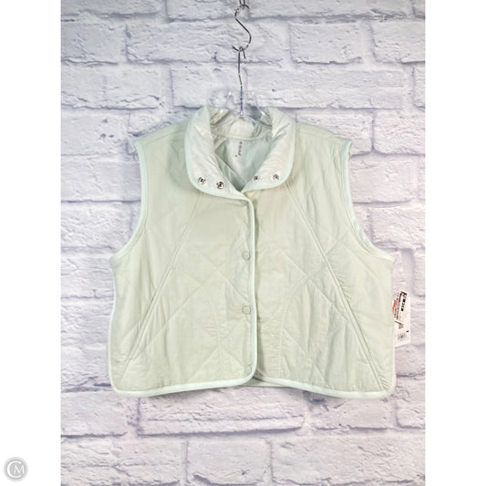 Vest Puffer & Quilted By Clothes Mentor In Green, Size: M