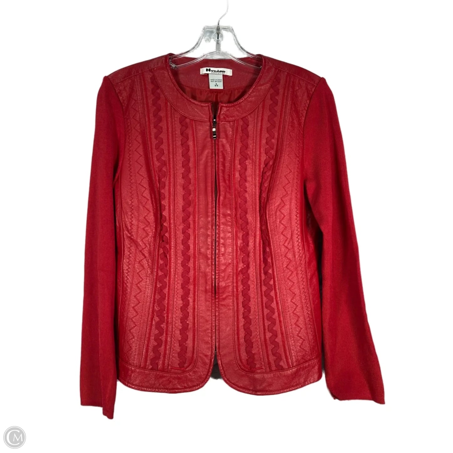 Jacket Leather By Nygard Peter In Red, Size: 0