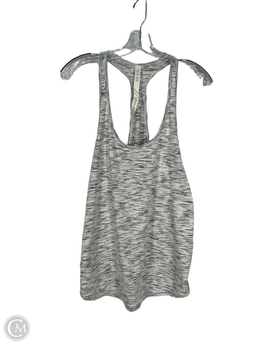 Athletic Tank Top By Lululemon In Grey, Size: M