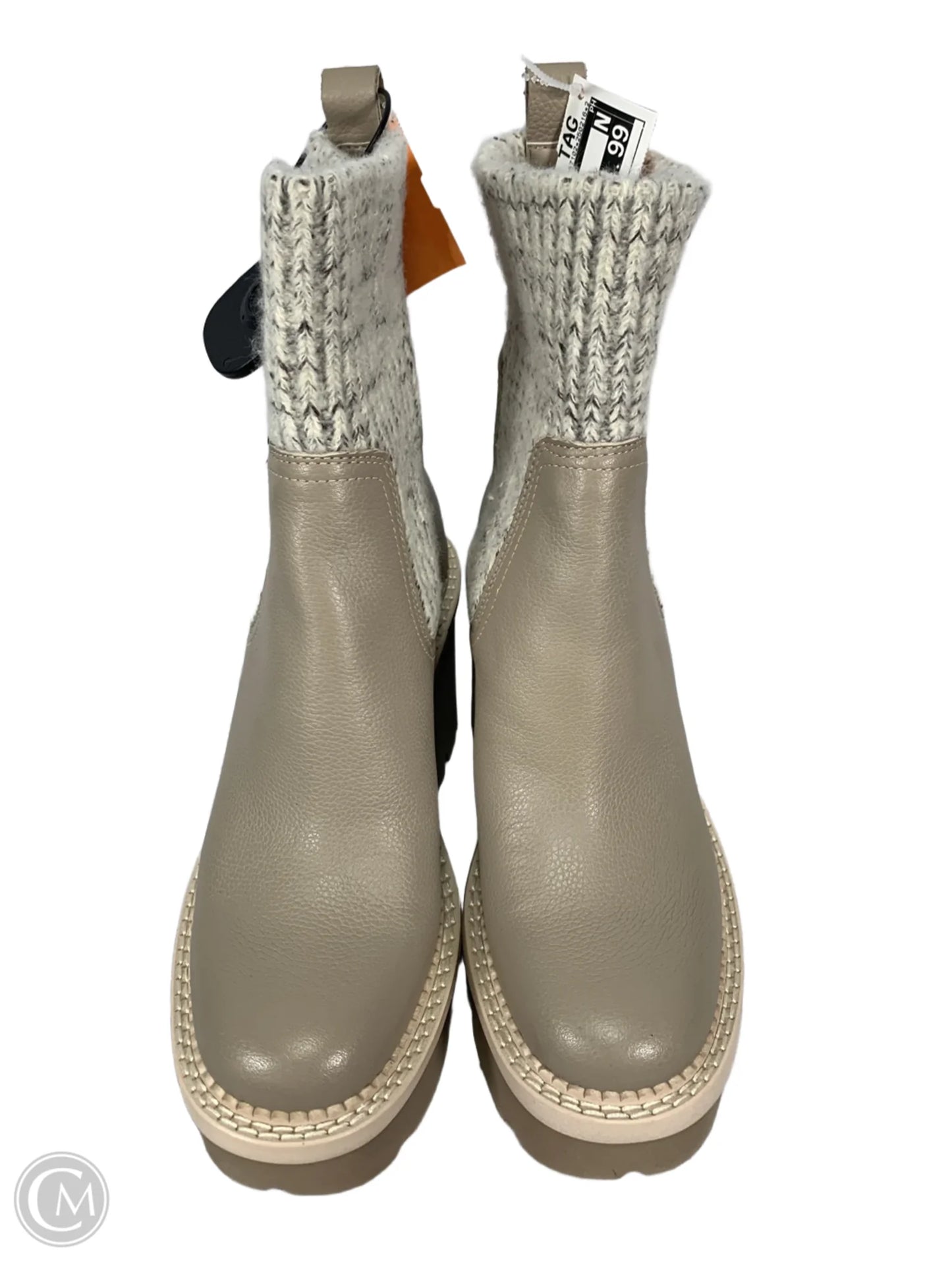 Boots Ankle Heels By Dolce Vita In Tan, Size: 7.5