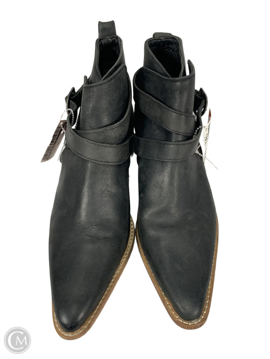 Boots Ankle Heels By Free People In Black, Size: 9.5