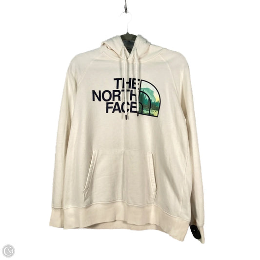 Sweatshirt Hoodie By The North Face In Blue & Cream, Size: M