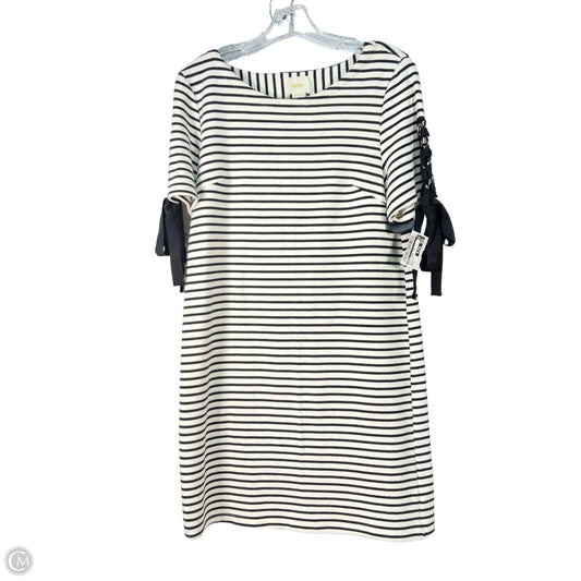 Dress Casual Midi By Maeve In Black & Cream, Size: S