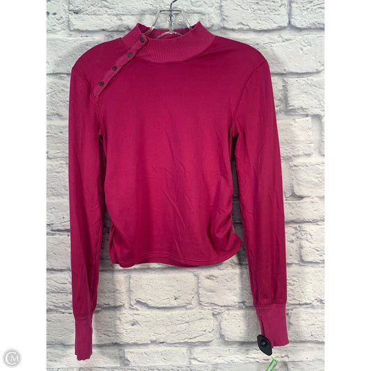 Top Long Sleeve By Free People In Purple, Size: S
