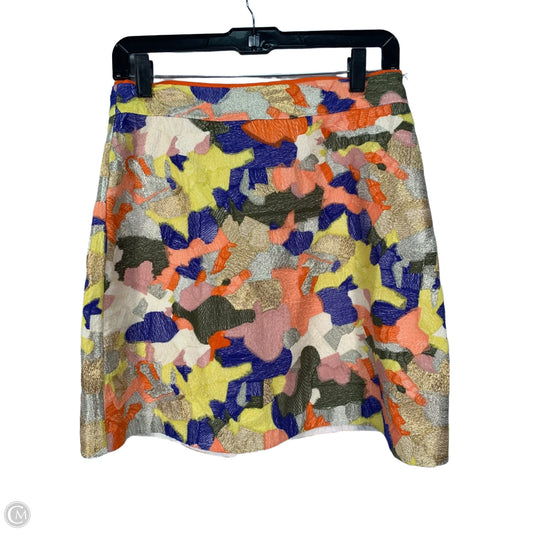 Skirt Mini & Short By Maeve In Orange & Tan, Size: 4