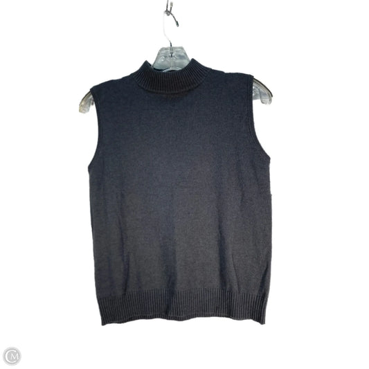 Vest Sweater By Clothes Mentor In Grey, Size: S