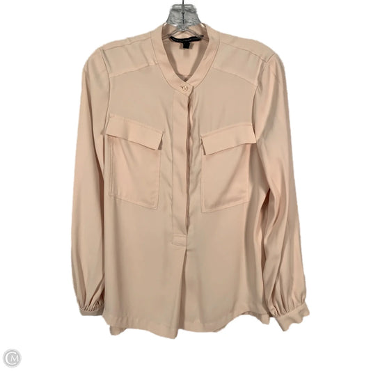Top Long Sleeve By White House Black Market In Pink, Size: Xs
