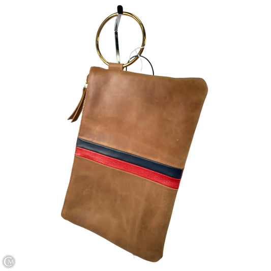 Clutch Leather By Clothes Mentor, Size: Large
