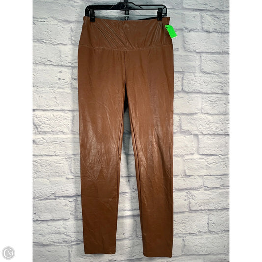 Pants Leggings By Lysse In Brown, Size: 12