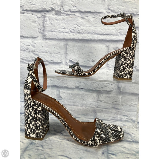 Sandals Designer By Coach In Snakeskin Print, Size: 8.5