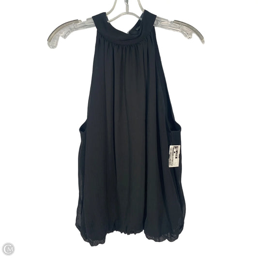 Top Sleeveless Designer By Alice + Olivia In Black, Size: L
