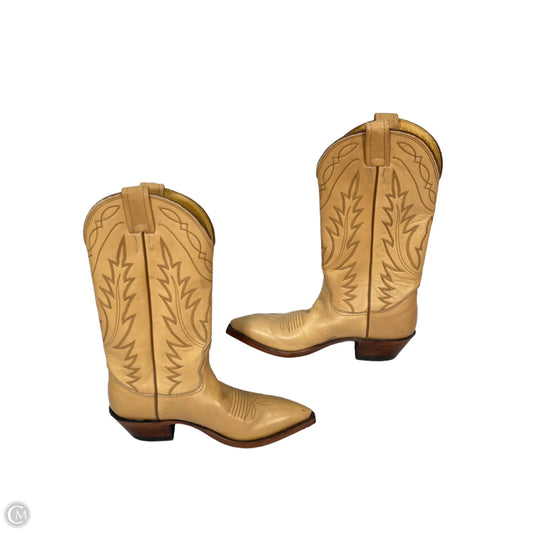 Boots Western By Clothes Mentor In Tan, Size: 5