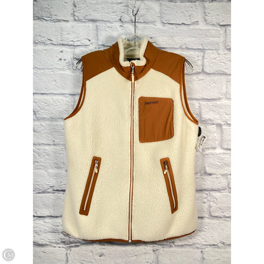 Vest Fleece By Marmot In Brown & Cream, Size: L