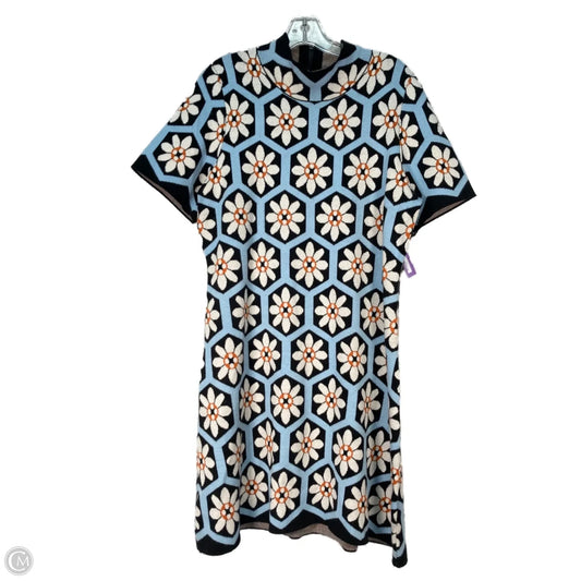 Dress Sweater By Anthropologie In Black & Blue, Size: XL