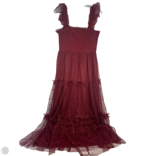 Dress Party Long By Altard State In Maroon, Size: L