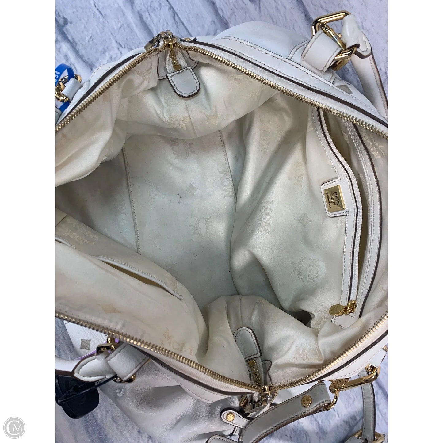 Handbag Luxury Designer By Mcm, Size: Large