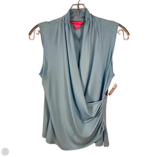 Top Sleeveless By Sunny Leigh In Blue, Size: S