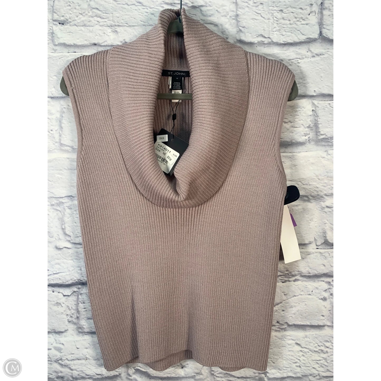 Sweater Designer By St John Collection In Pink, Size: M