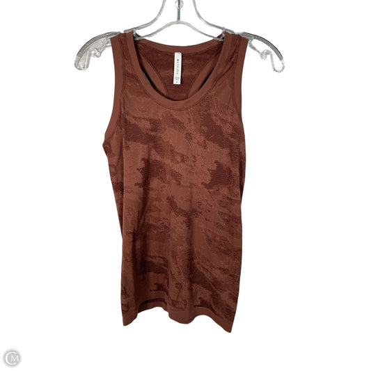 Athletic Tank Top By Athleta In Brown, Size: S