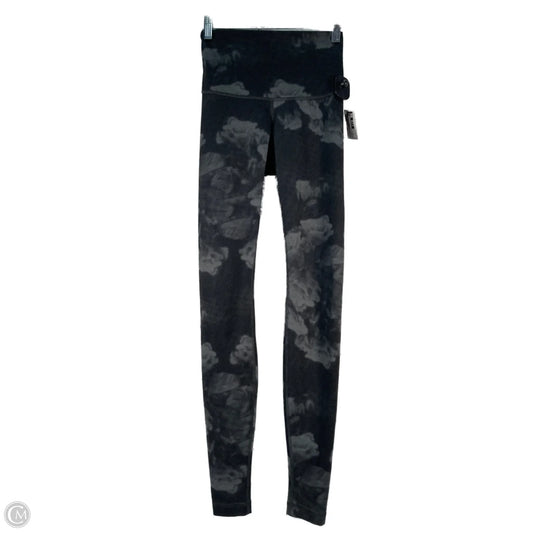 Athletic Leggings By Lululemon In Black & Grey, Size: S