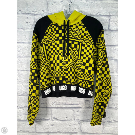 Sweatshirt Designer By Ugg In Black & Yellow, Size: S