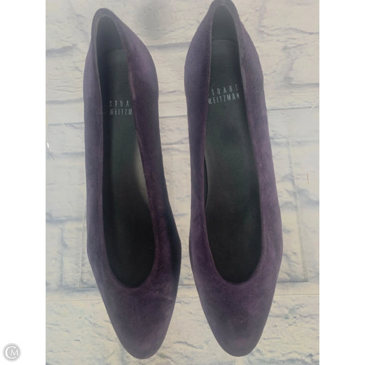 Shoes Designer By Stuart Weitzman In Purple, Size: 7.5