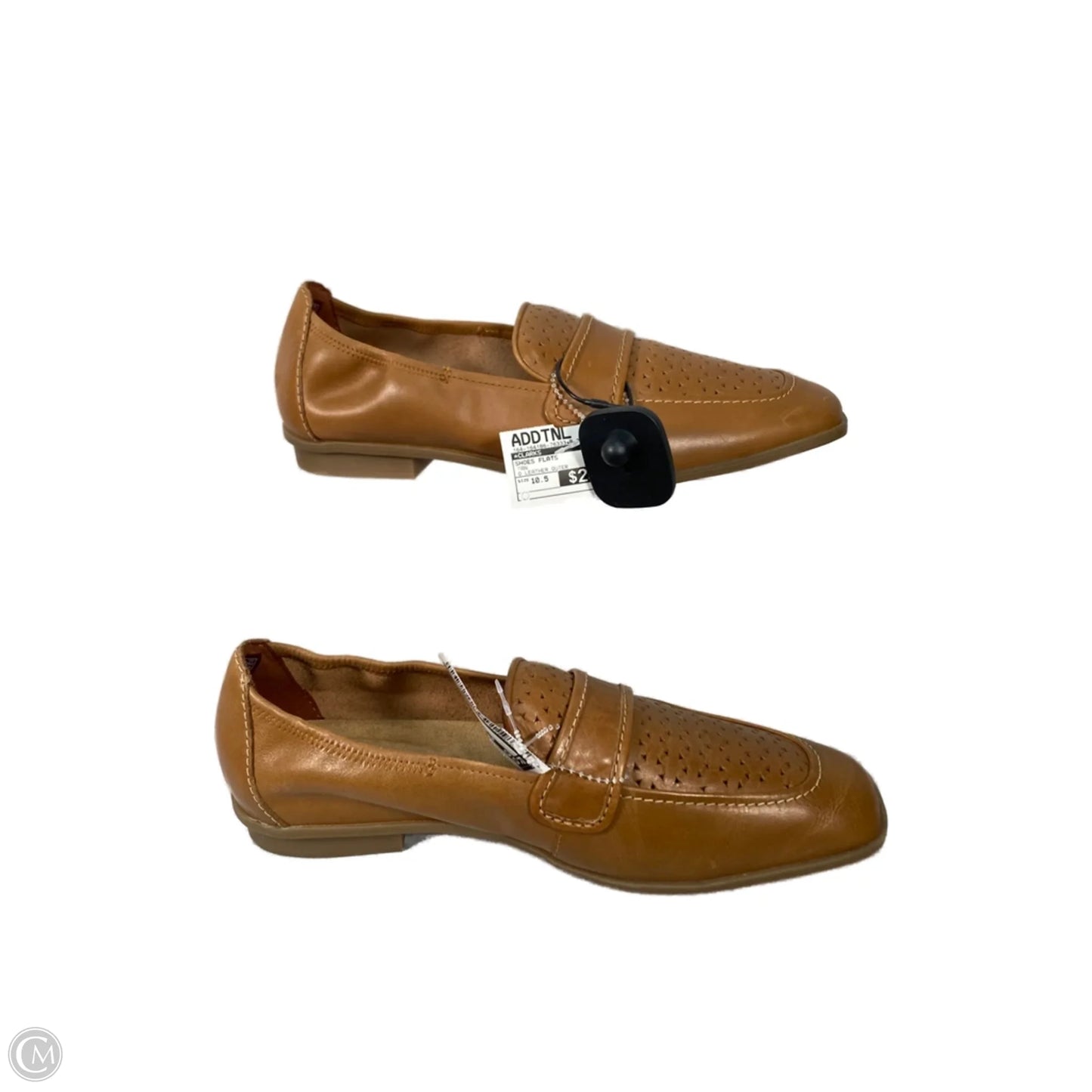 Shoes Flats By Clarks In Tan, Size: 10.5