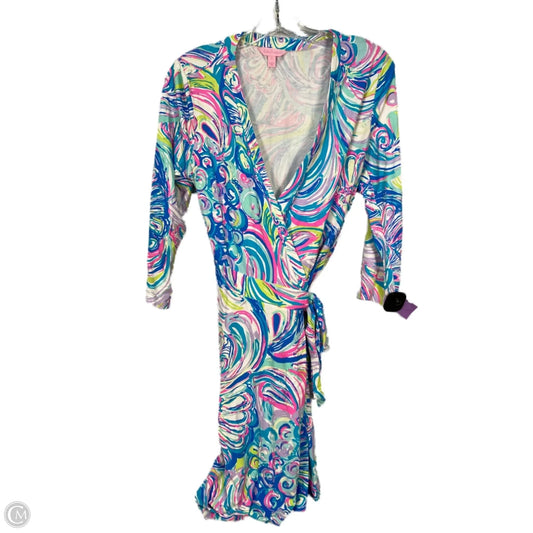 Dress Designer By Lilly Pulitzer In Blue & Pink, Size: S