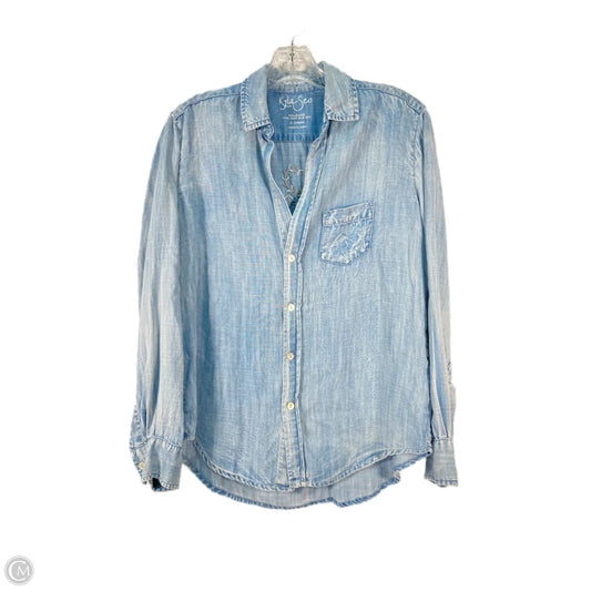 Top Long Sleeve By Clothes Mentor In Blue & Red & White, Size: Xs