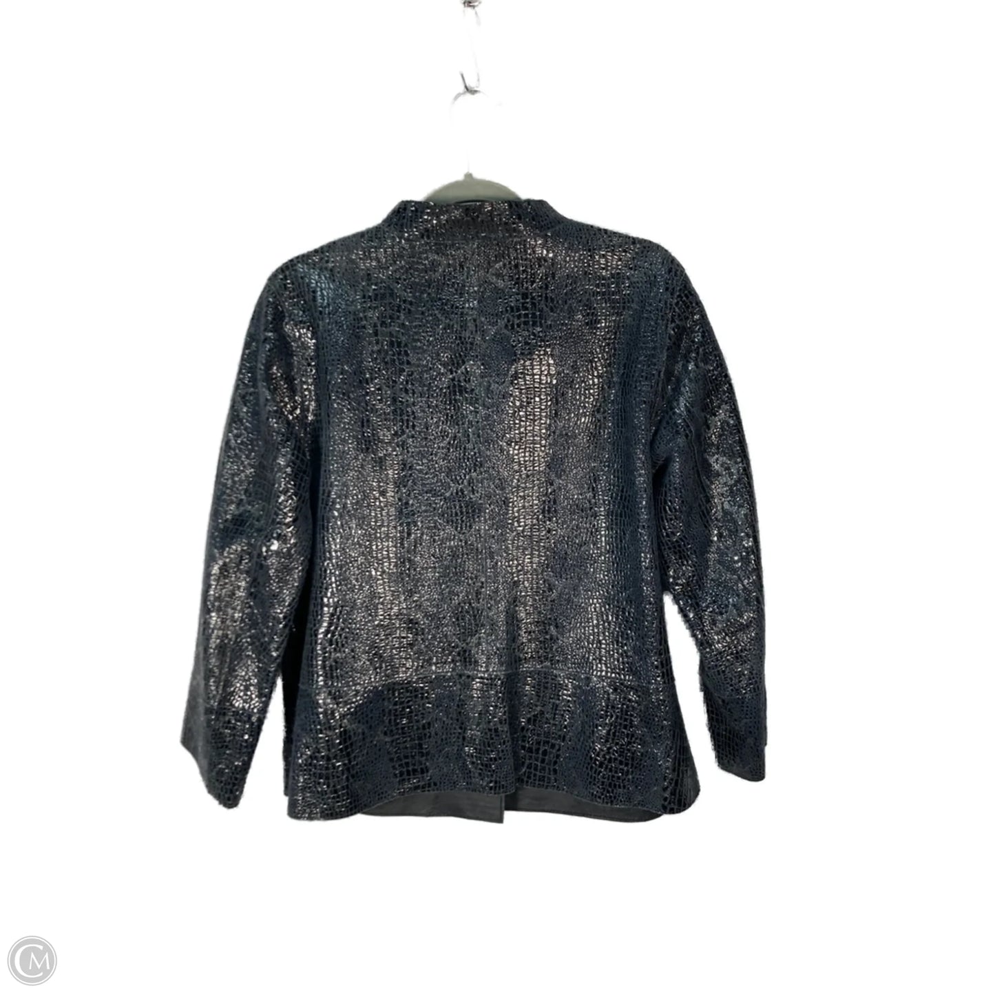 Jacket Leather By Clothes Mentor In Black, Size: S