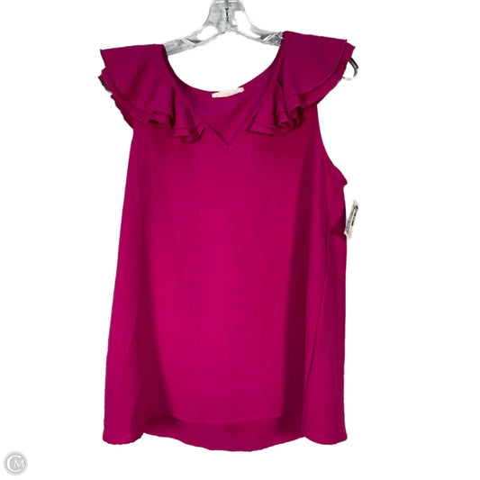 Top Short Sleeve By Clothes Mentor In Pink, Size: S