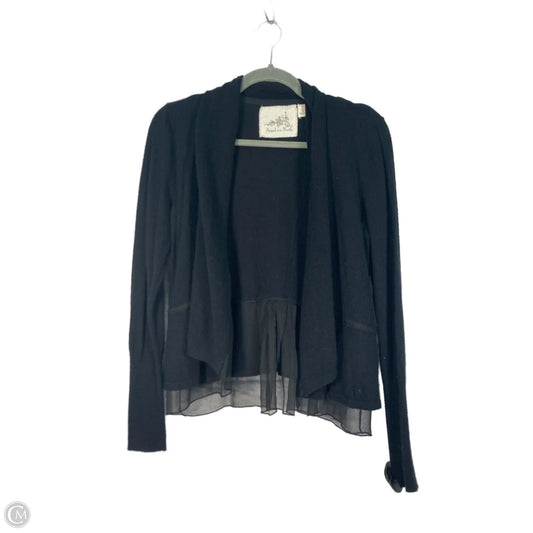 Sweater Cardigan By Anthropologie In Black, Size: M