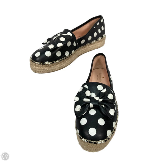 Shoes Designer By Kate Spade In Black & White, Size: 8