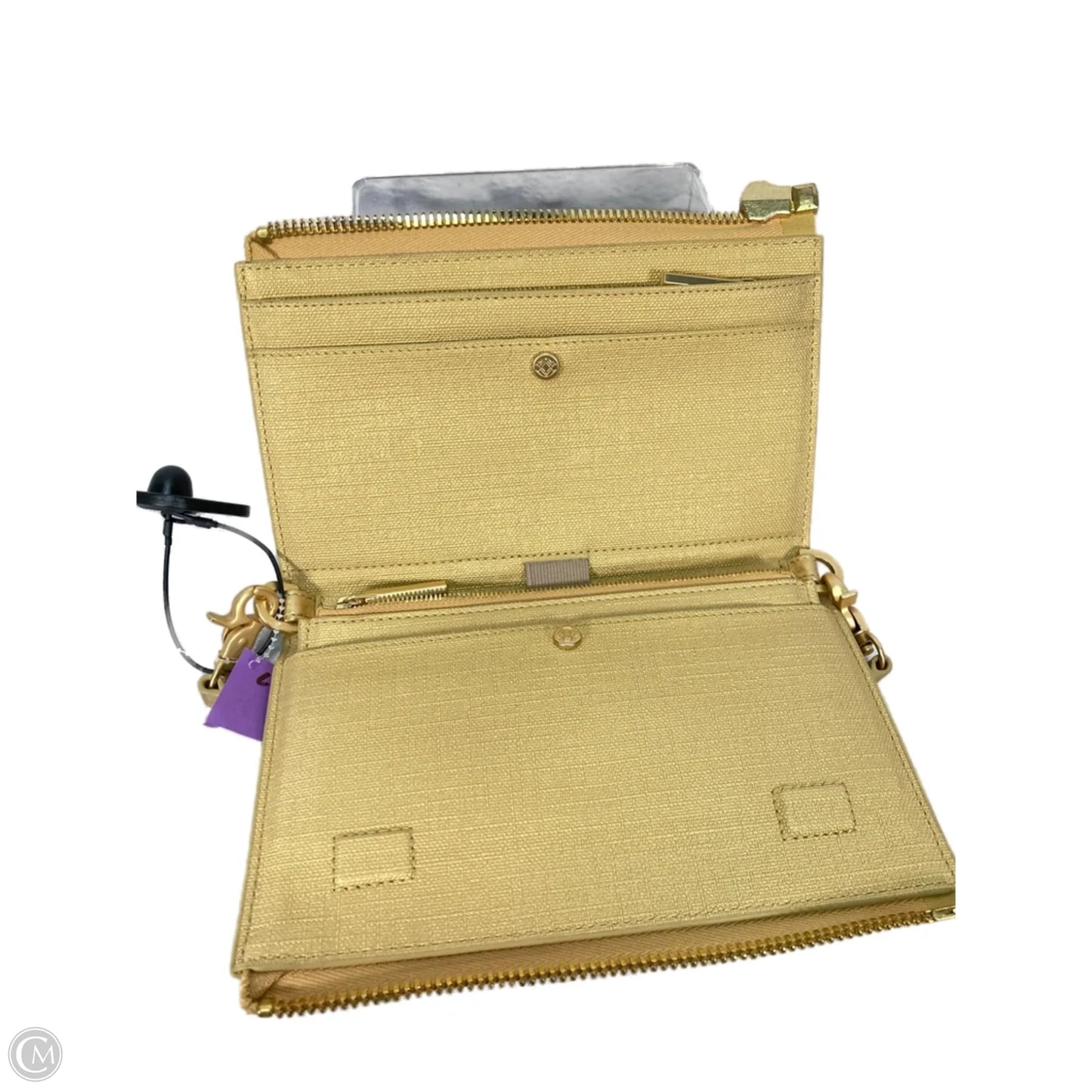Clutch Leather By Clothes Mentor, Size: Large