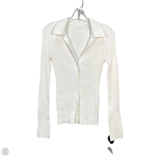 Sweater Cardigan By Helmut Lang In White, Size: S