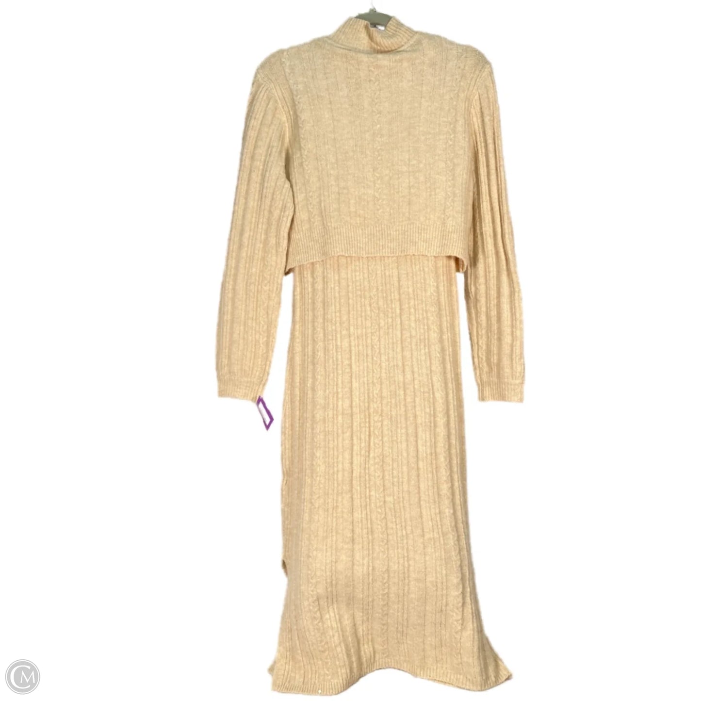 Dress Sweater By Current Air In Tan, Size: Xs