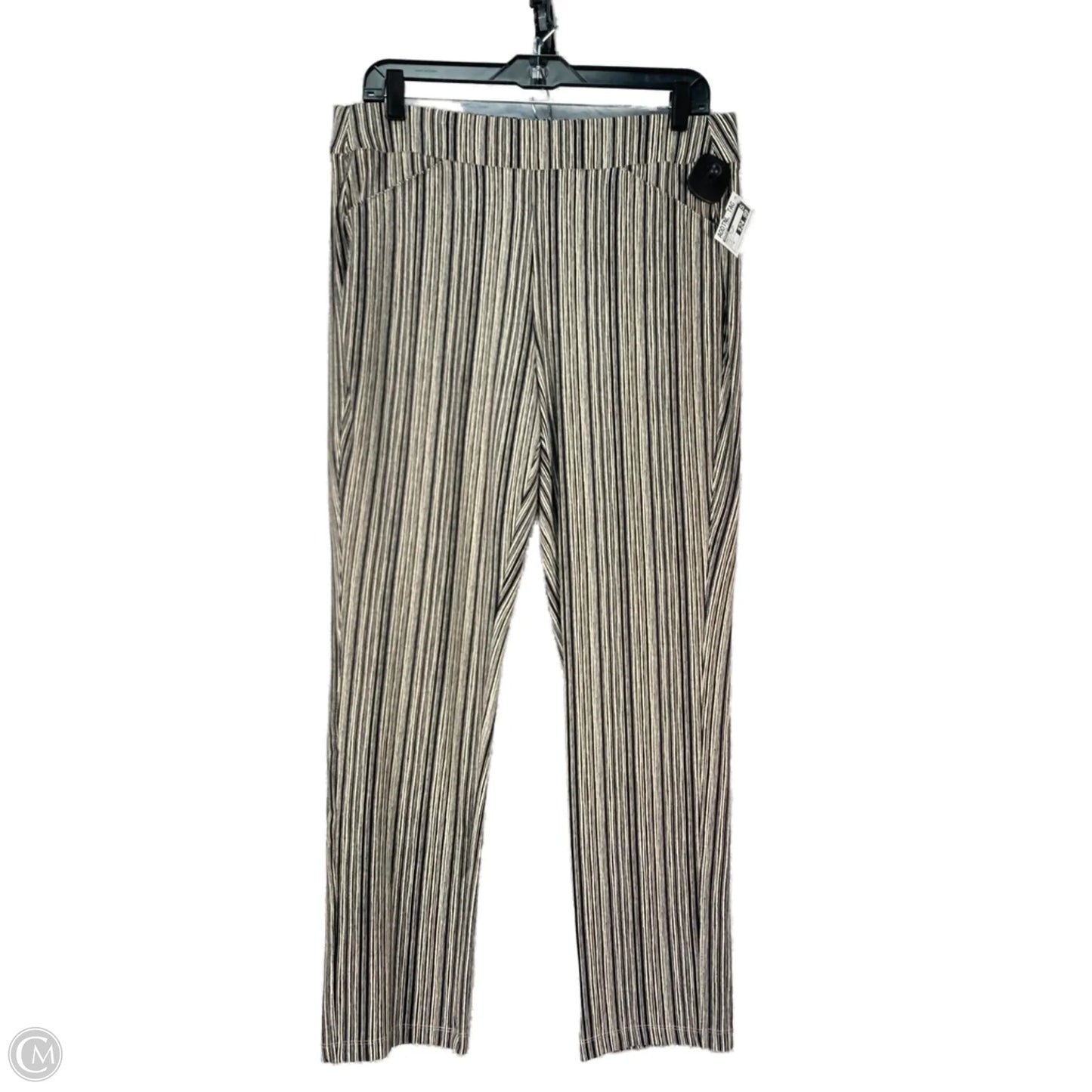 Pants Set 2pc By Chicos In Black & Cream, Size: 8
