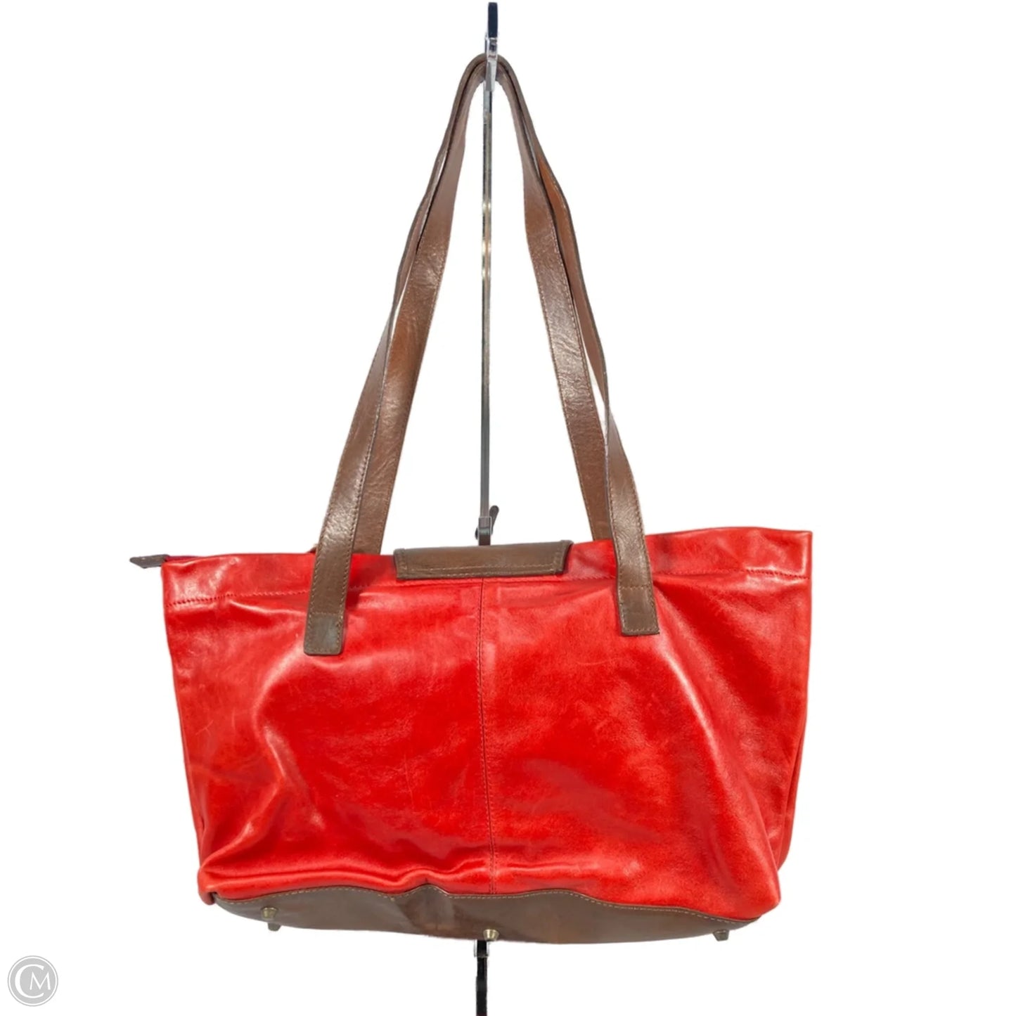 Handbag Leather By Clothes Mentor, Size: Large