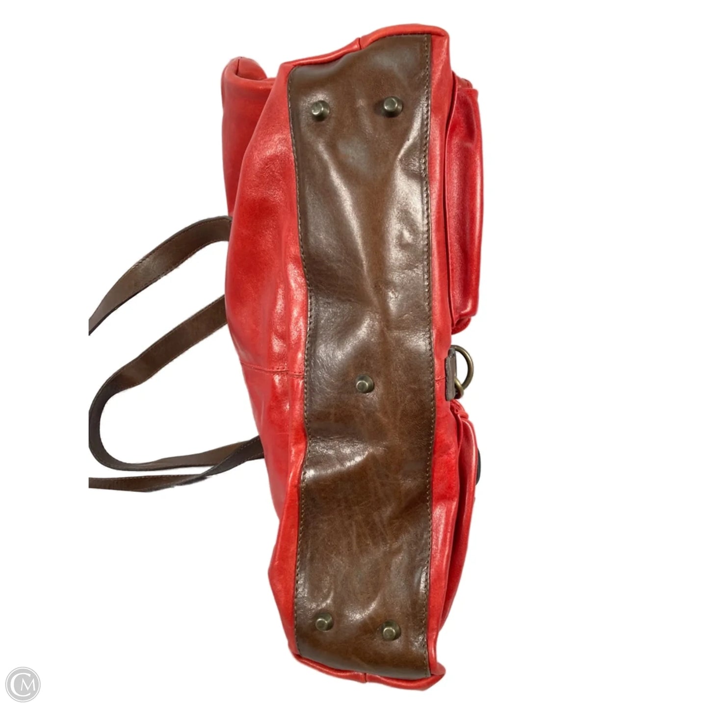 Handbag Leather By Clothes Mentor, Size: Large