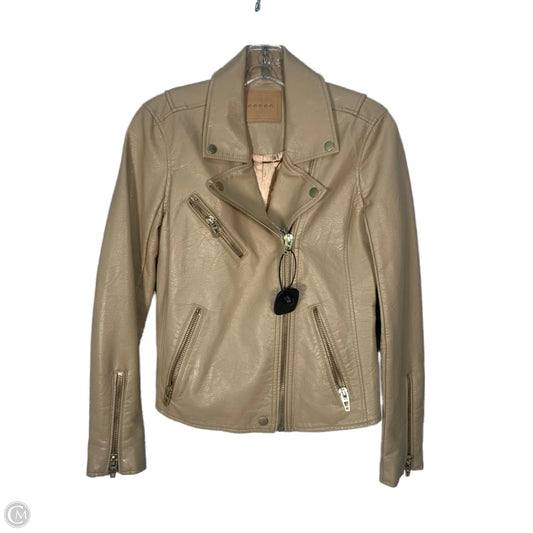 Jacket Moto By Blanknyc In Tan, Size: Xs