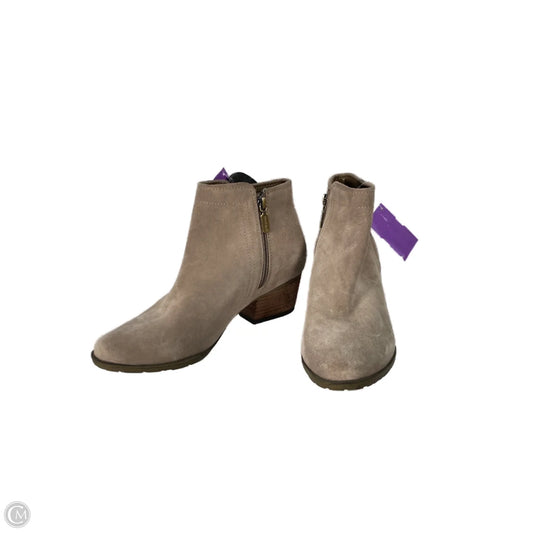 Boots Ankle Heels By Blondo In Tan, Size: 8