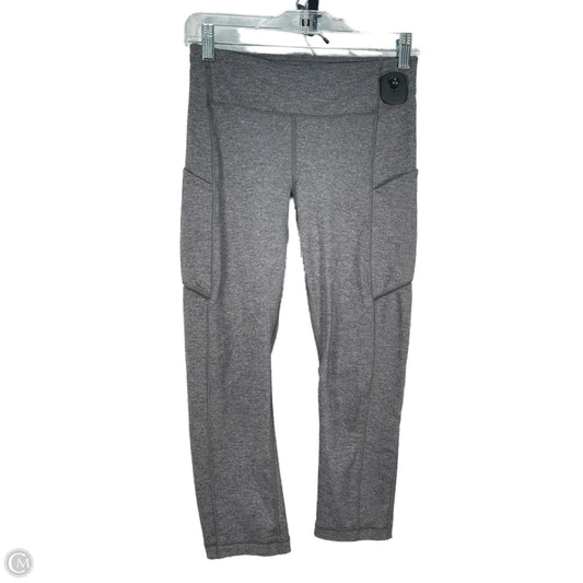 Athletic Leggings By Lululemon In Grey, Size: S
